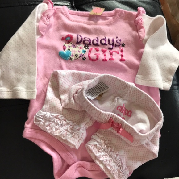 EUC. 3-6 M SMALL WONDERS TOP/ CIRCO COORD PANTS - Picture 1 of 1